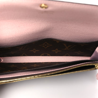 Louis Vuitton Monogram Emilie Wallet Rose Ballerine 6 of 7