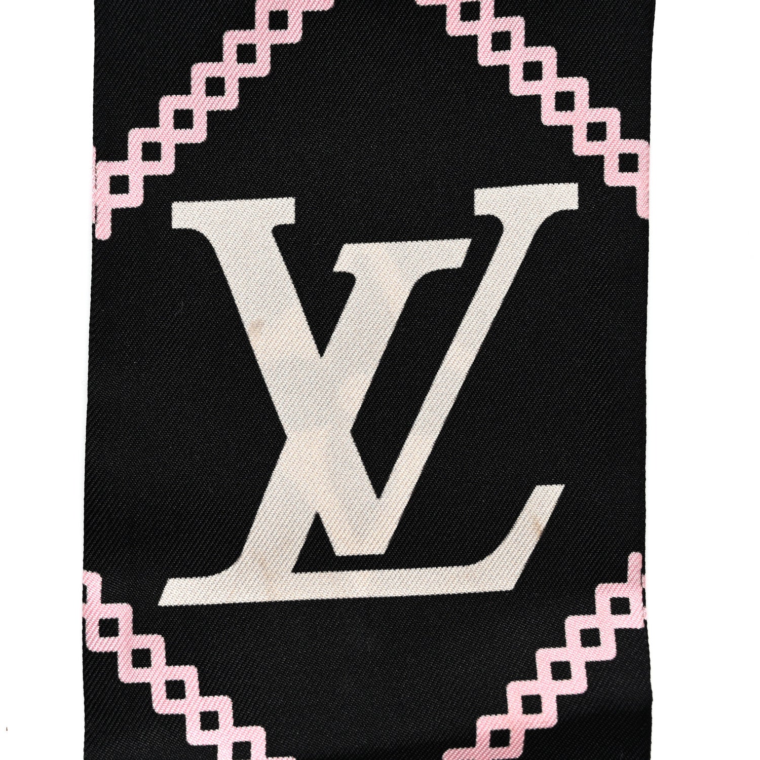 Louis Vuitton Silk Monogram Croisillon Bandeau Black 5 of 11