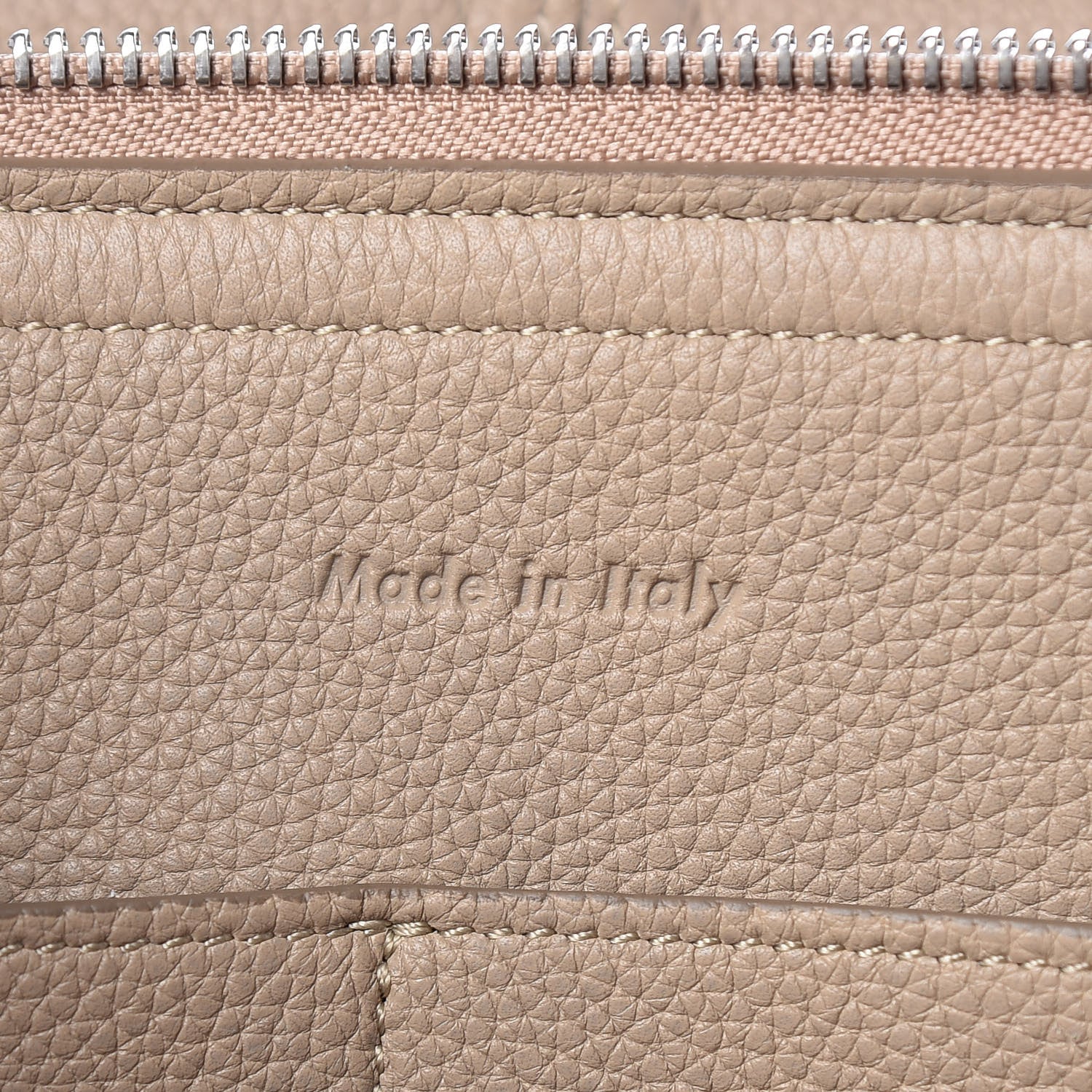 Celine Baby Grained Calfskin Small Tri-Fold Bag Light Taupe 7 of 14