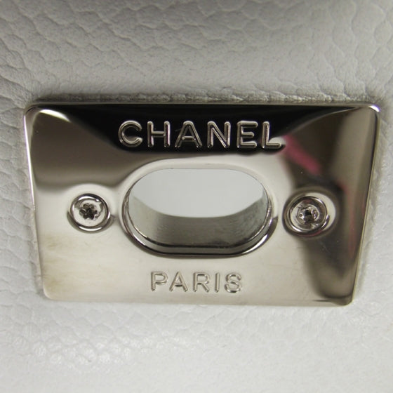 Chanel Caviar Jumbo Flap White 10 of 11
