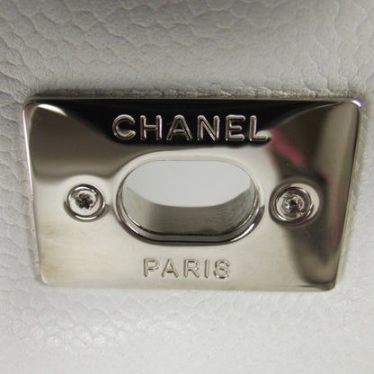 Chanel Caviar Jumbo Flap White 10 of 11