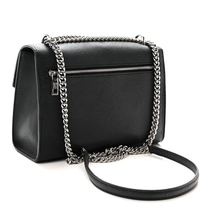 Louis Vuitton Soft Calfskin Mylockme Chain Bag BB  Black 3 of 9