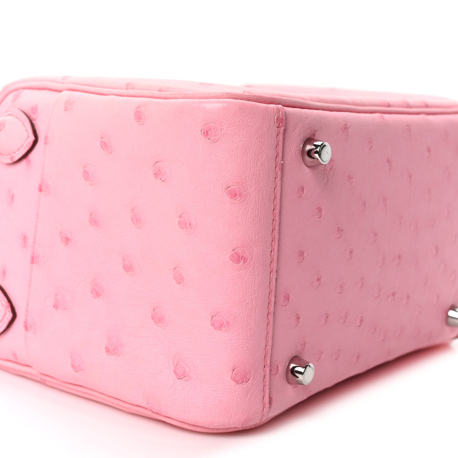 Hermes Ostrich Mini Lindy 20 Rose Bubblegum 8 of 10