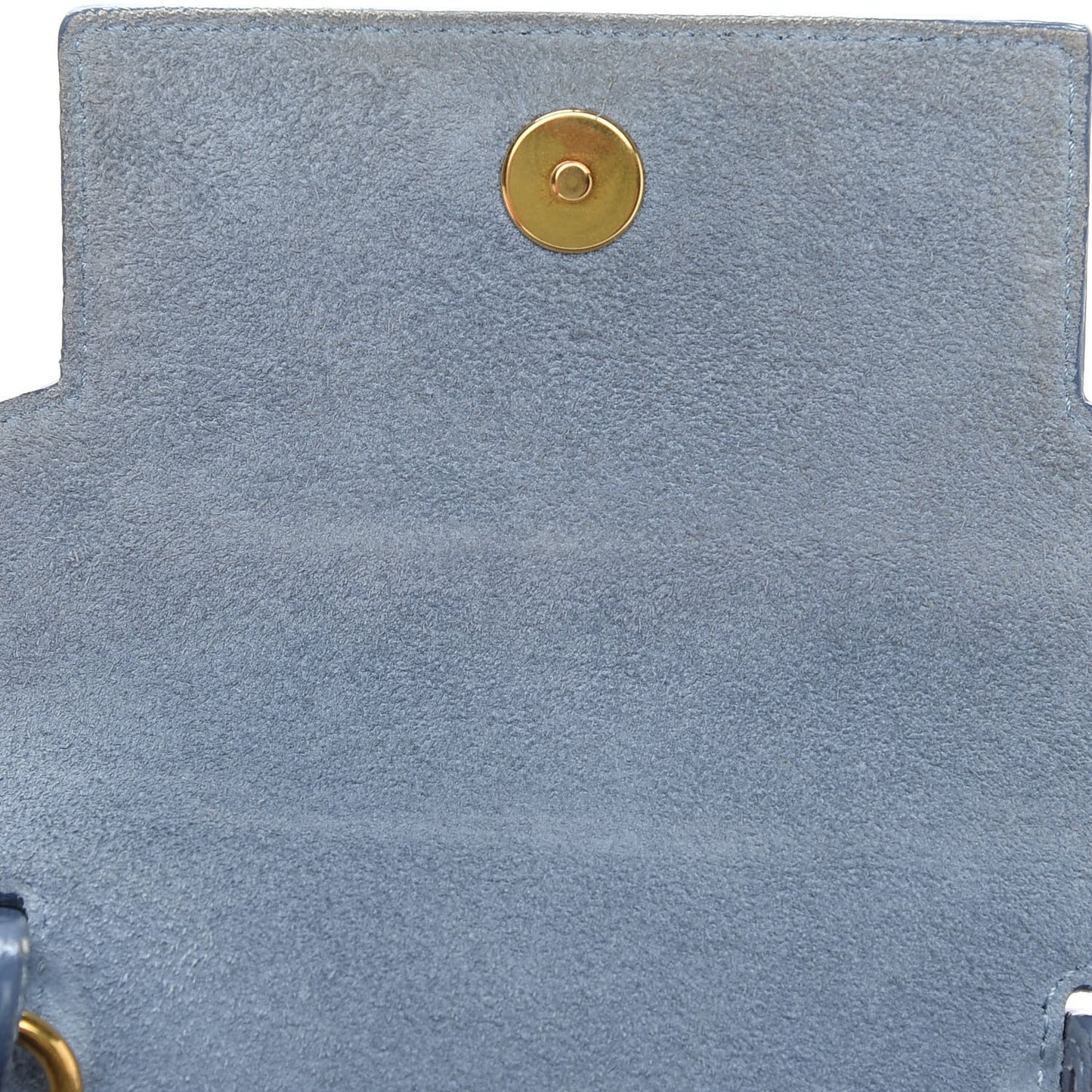 Grained Calfskin Nano Belt Bag Arctic Blue