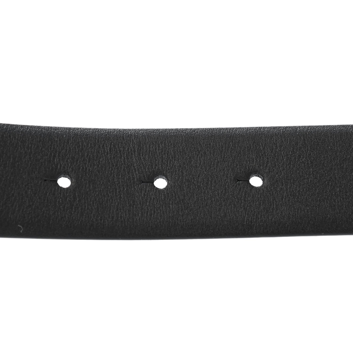 Chanel Calfskin CC Reversible Belt 75 30 Black Burgundy 4 of 4