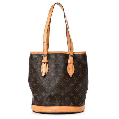 Louis Vuitton Monogram Petit Bucket 23 1 of 22