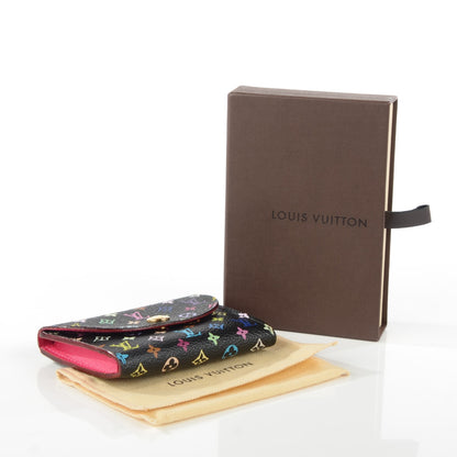 Louis Vuitton Monogram Multicolor Business Card Holder Black Grenade 4 of 7