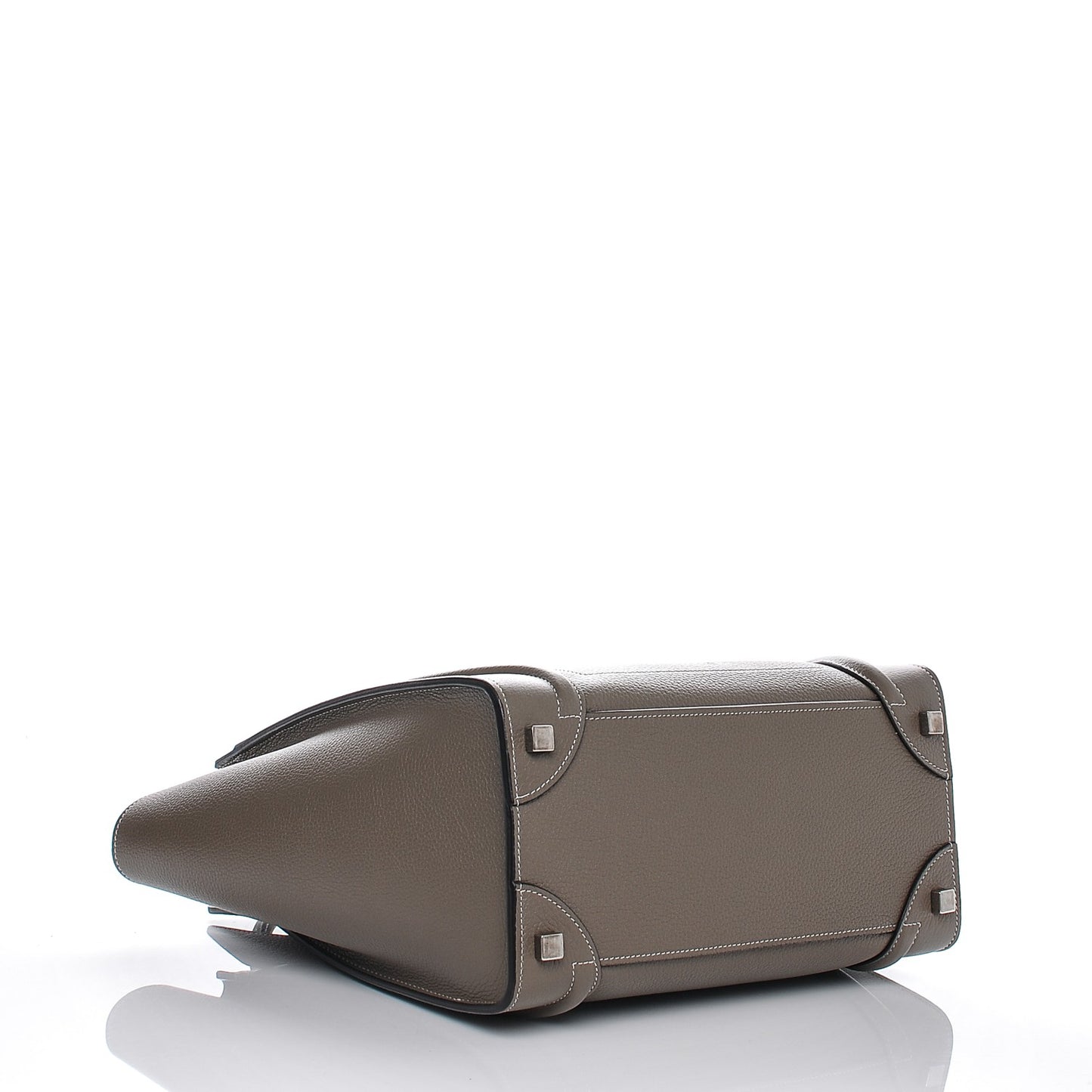 Drummed Calfskin Micro Luggage Souris
