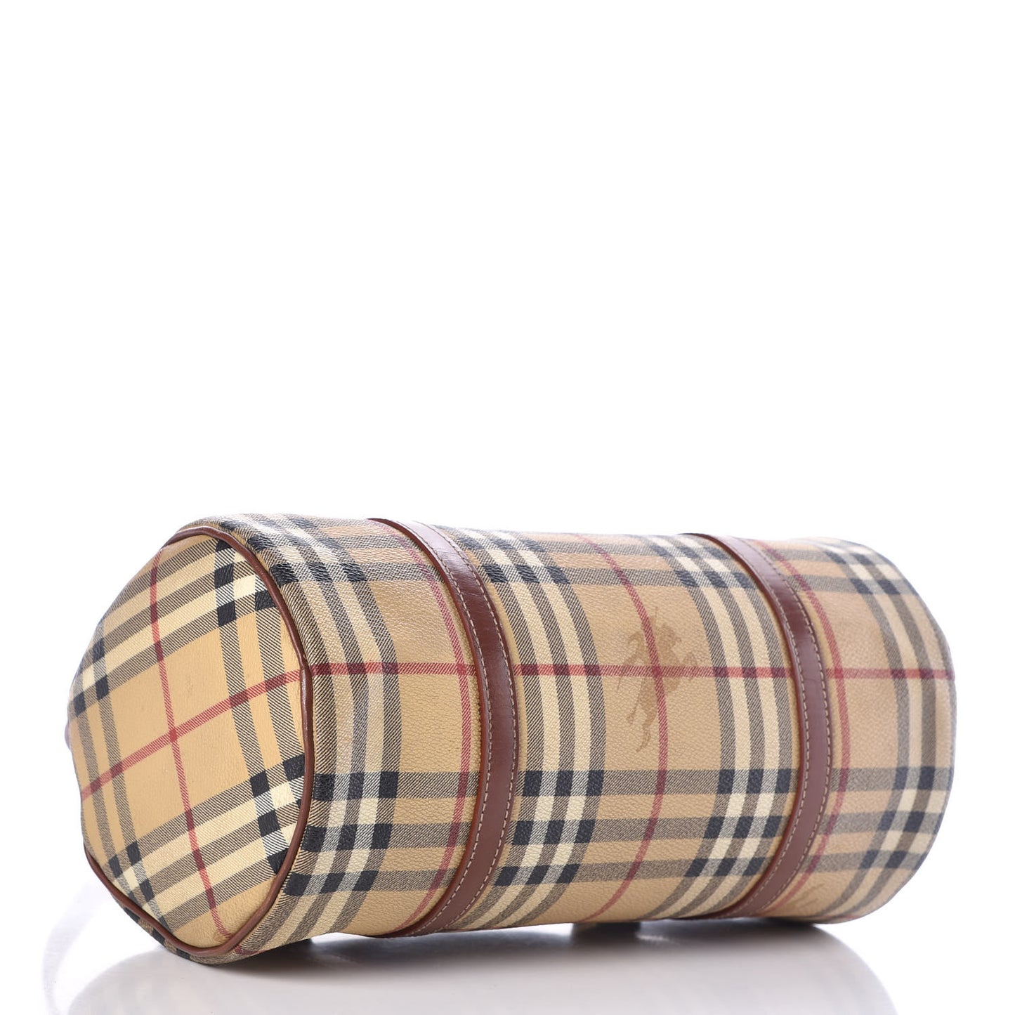Haymarket Check Barrel Bag Brown