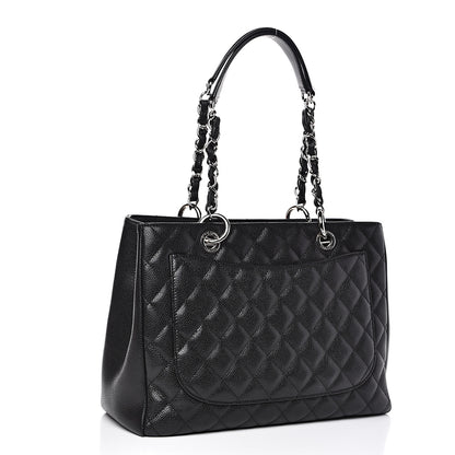 Chanel Caviar Quilted Grand Shopping Tote GST Black 2 of 10