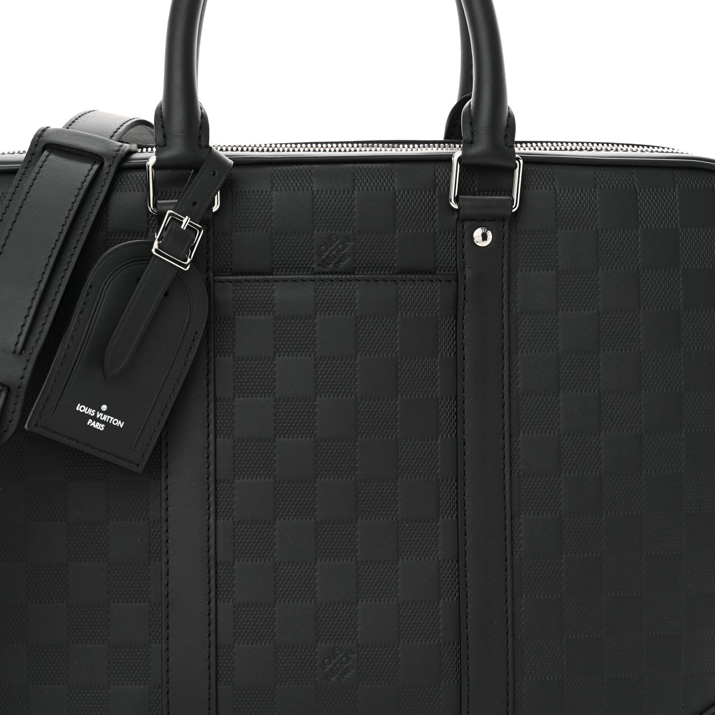 Damier Infini Porte-Documents Voyage PM Onyx