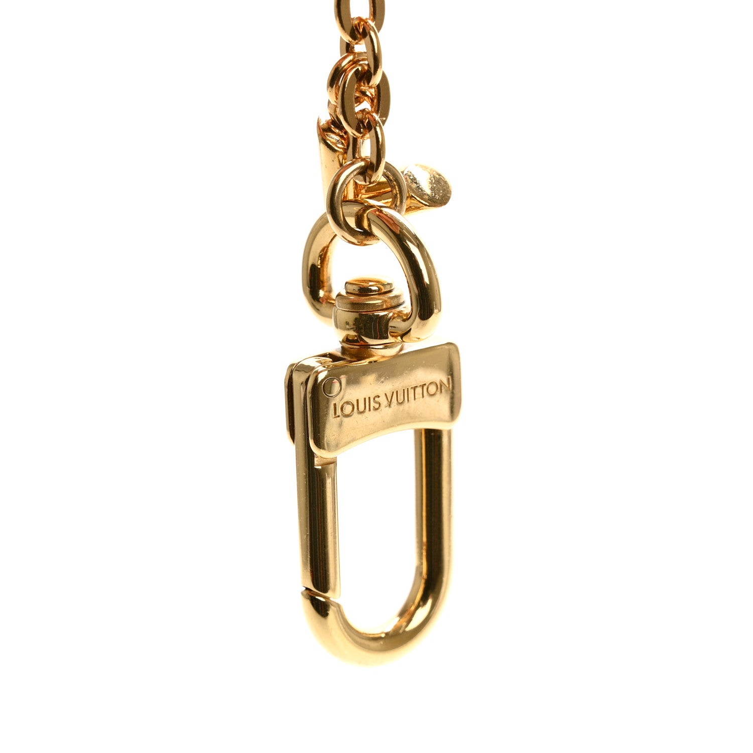 Louis Vuitton Brass Monogram Blooming Flowers Bag Charm Key Holder Rose Ballerine 3 of 3