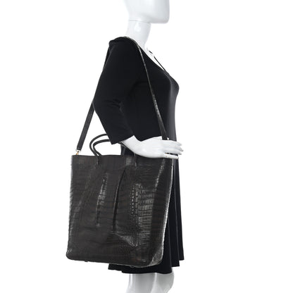 Nancy Gonzalez Crocodile Tote Brown 2 of 15