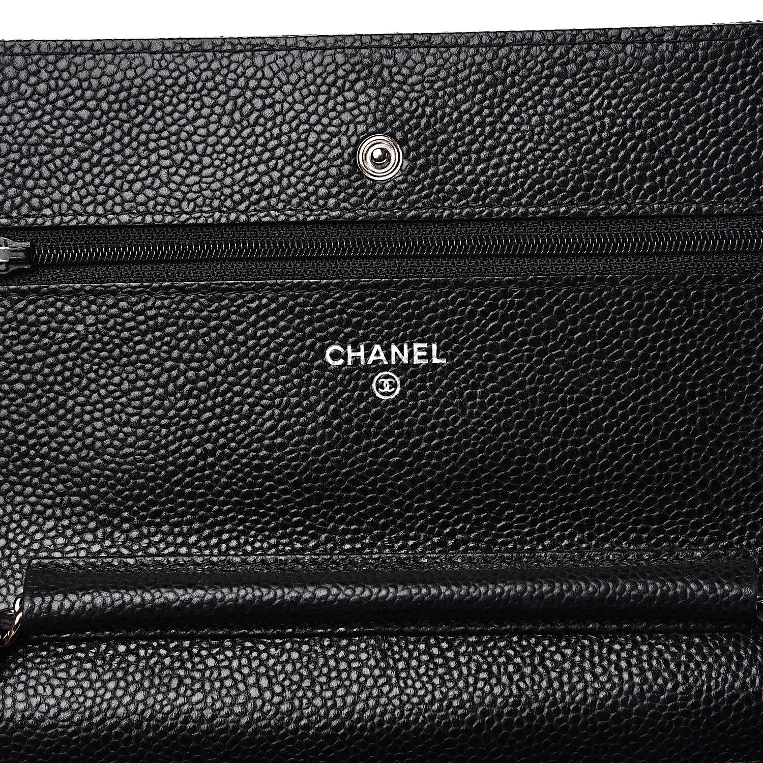 Chanel Caviar Quilted Wallet On Chain WOC Black 4 of 11