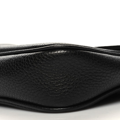 Gucci Pebbled Calfskin Medium Soho Flap Crossbody Black 10 of 10