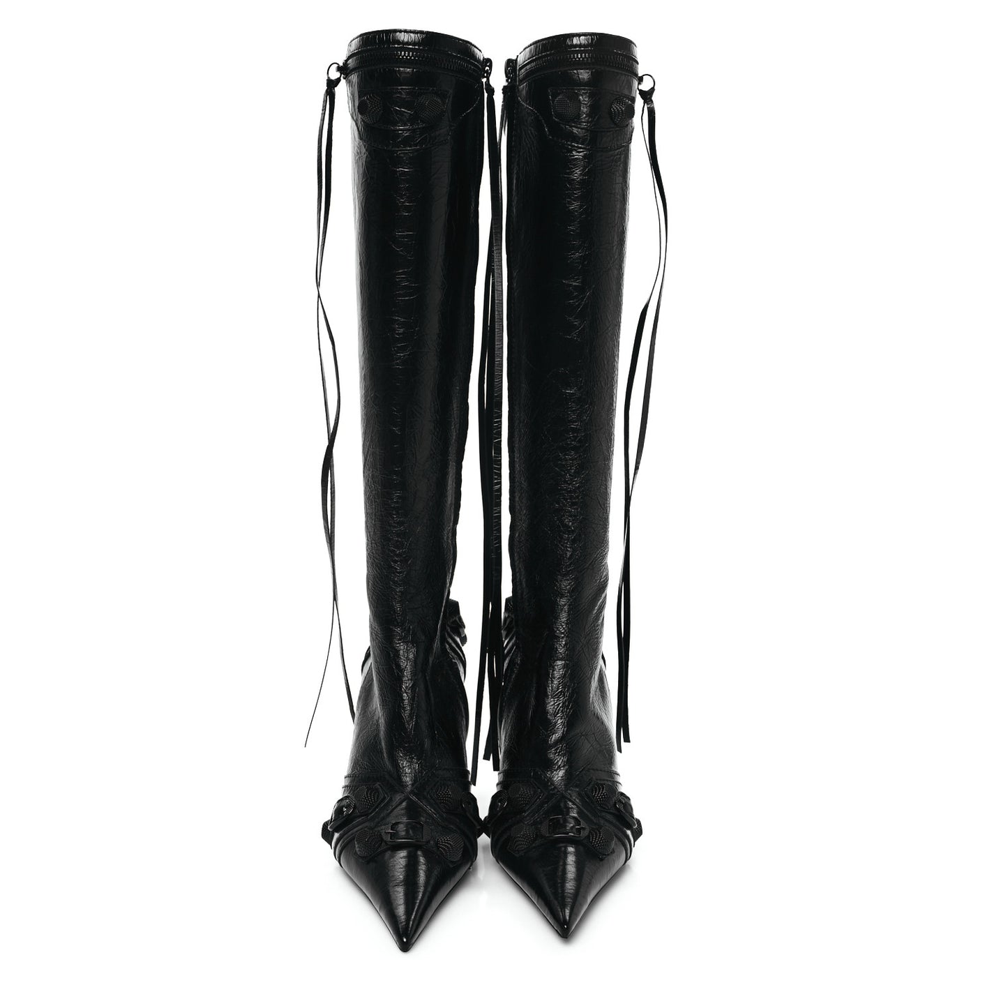 Agneau Arena Spike Spiked Cagole 90mm Boots 37.5 Black