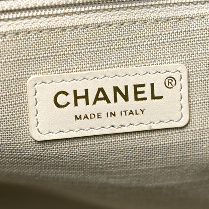 Chanel Mixed Fibers Small Deauville Tote Green 7 of 11