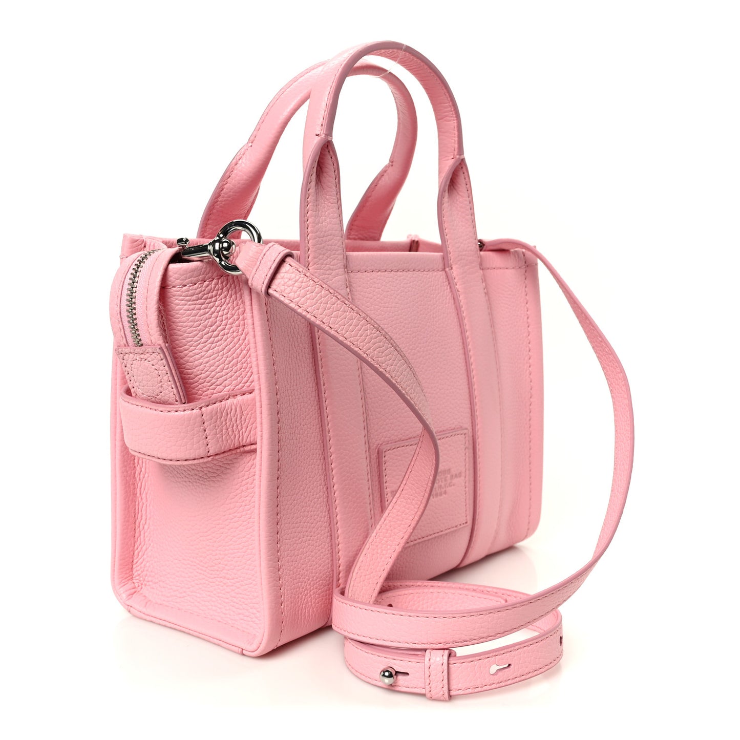Grained Calfskin Small The Tote Bag Ribbon Pink