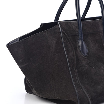 Celine Suede Medium Phantom Luggage Anthracite 16 of 22