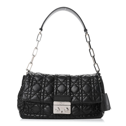 Christian Dior Lambskin Cannage New Lock Flap Black 1 of 5