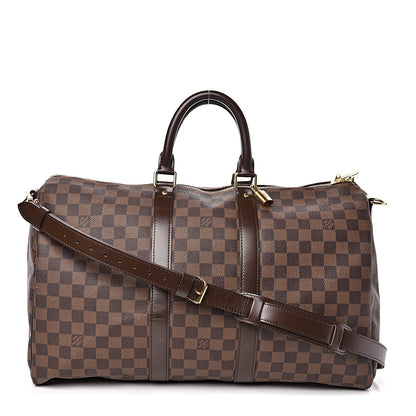Louis Vuitton Damier Ebene Keepall Bandouliere 45 1 of 12