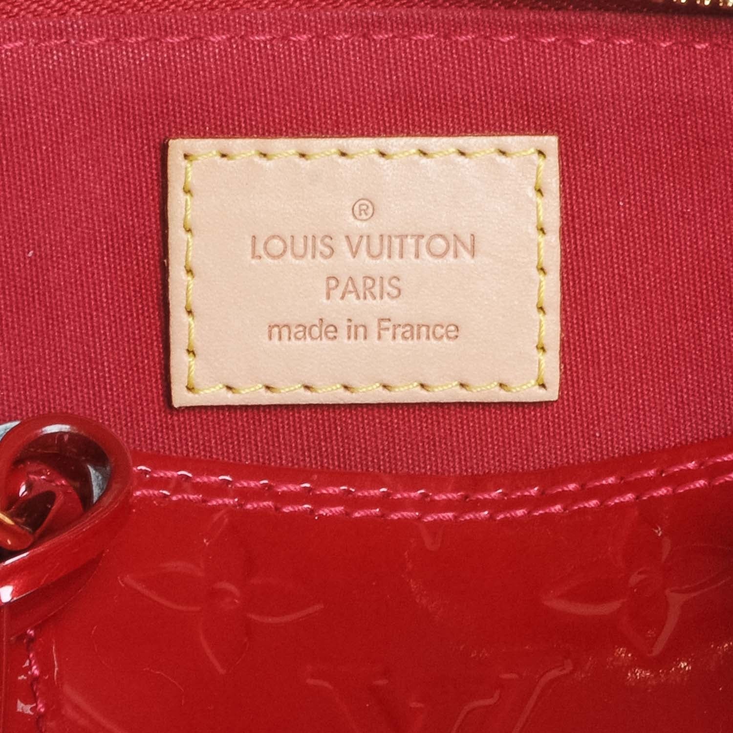 Louis Vuitton Vernis Alma BB Pomme D'Amour 5 of 7