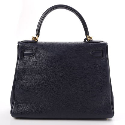 Hermes Taurillon Clemence Kelly Retourne 28 Bleu Nuit 4 of 34