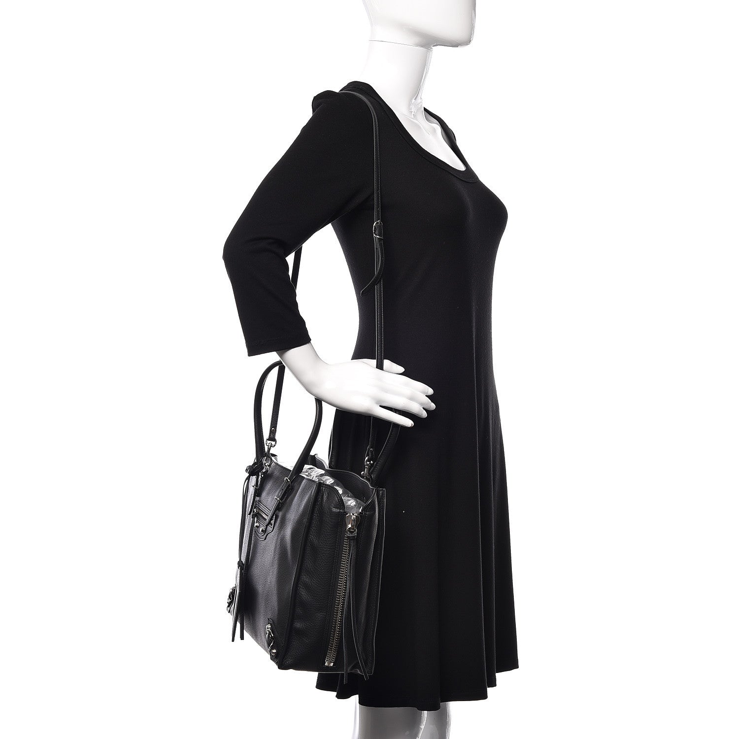 Balenciaga Veau Papier B4 Zip Around Tote Black 2 of 9