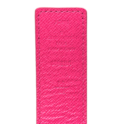 Louis Vuitton Monogram Calfskin 30mm LV Initiales Reversible Belt 80 32 Fuchsia 4 of 6