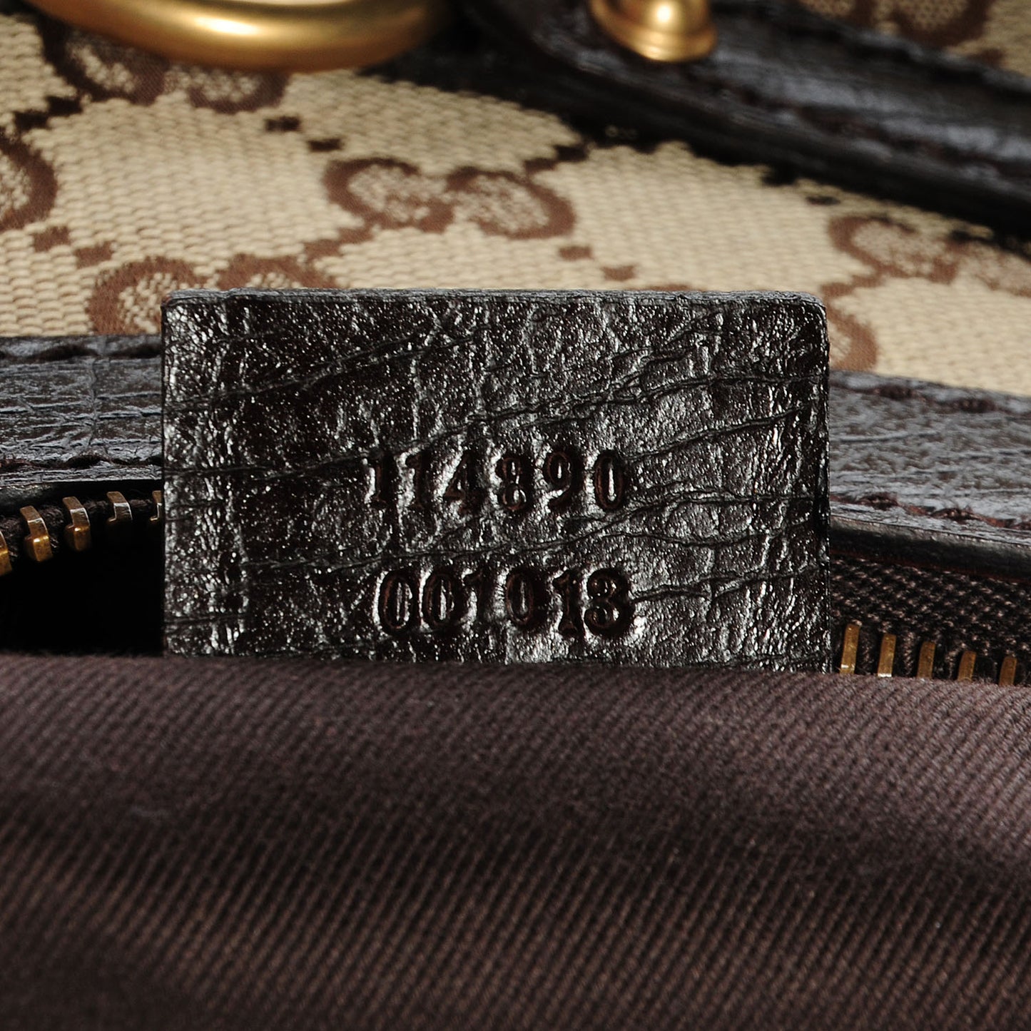 Monogram Horsebit Hobo Brown