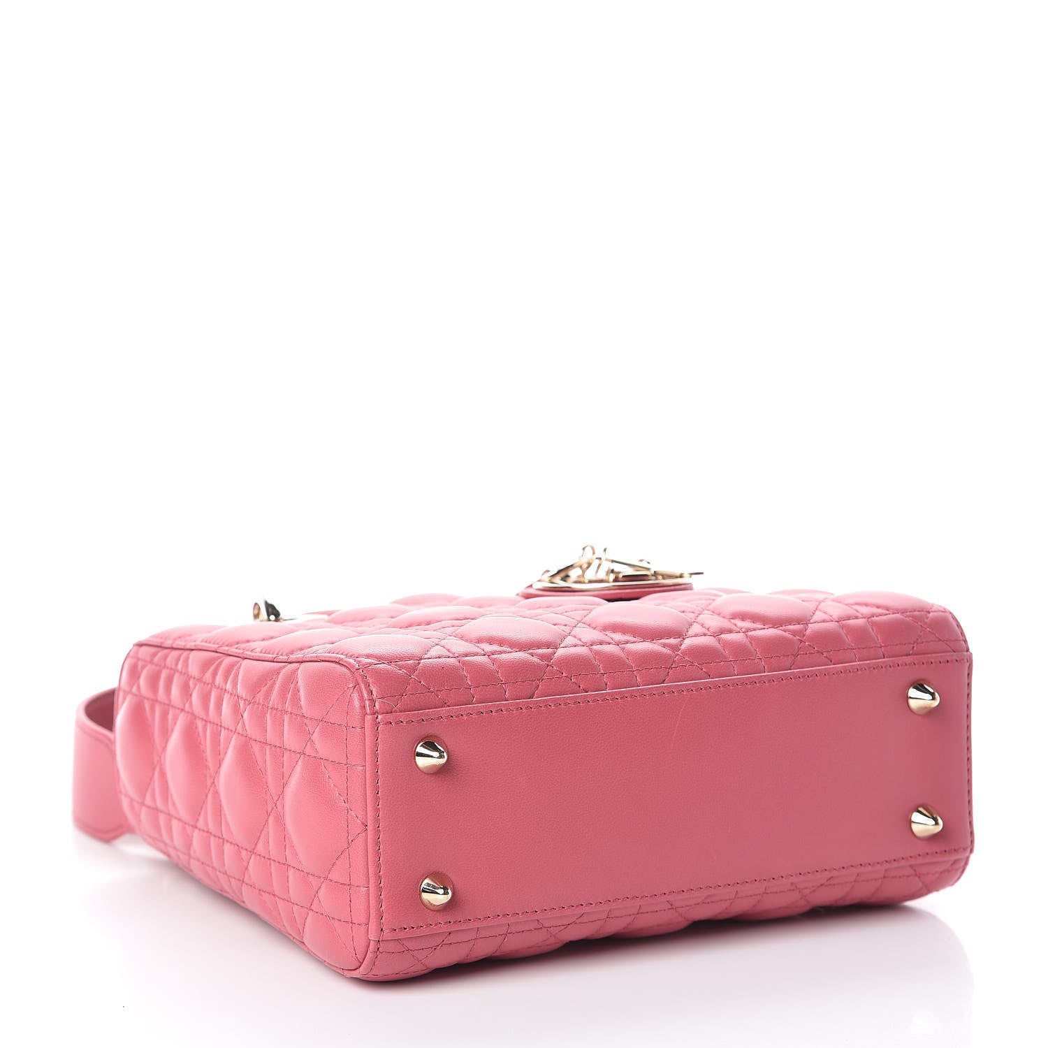 Christian Dior Lambskin Cannage Small My ABCDior Lady Dior Pink Honey 4 of 17