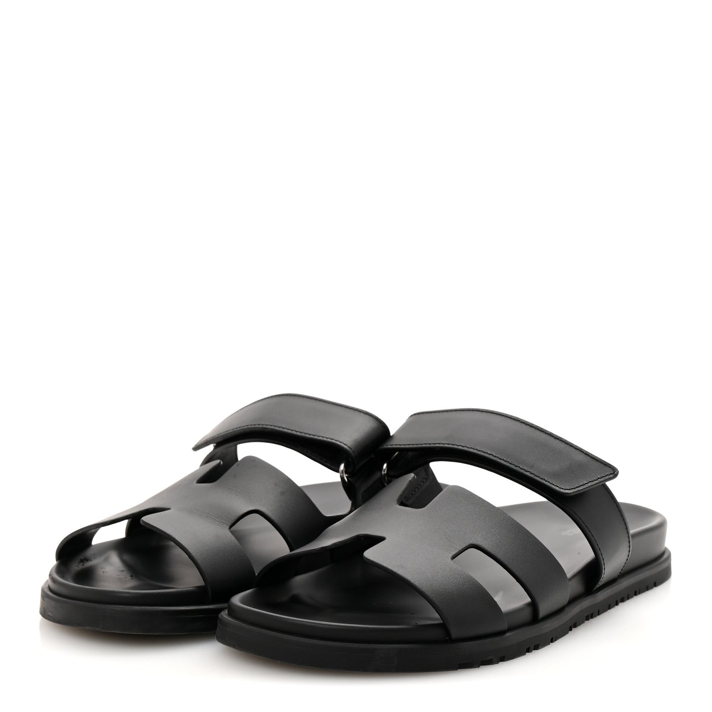 Calfskin Womens Chypre Sandals 40 Black