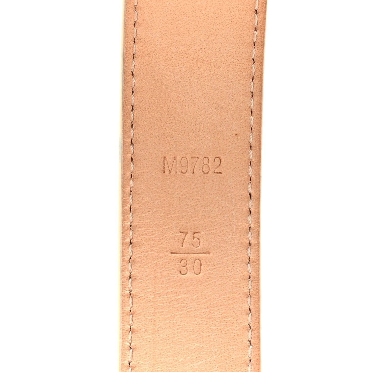 Louis Vuitton Damier Azur 25mm Mini Belt 75 30 7 of 7