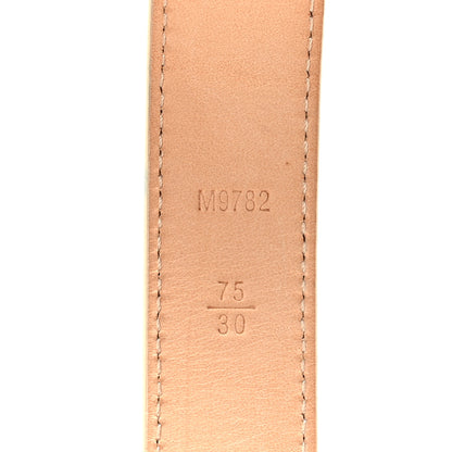 Louis Vuitton Damier Azur 25mm Mini Belt 75 30 7 of 7