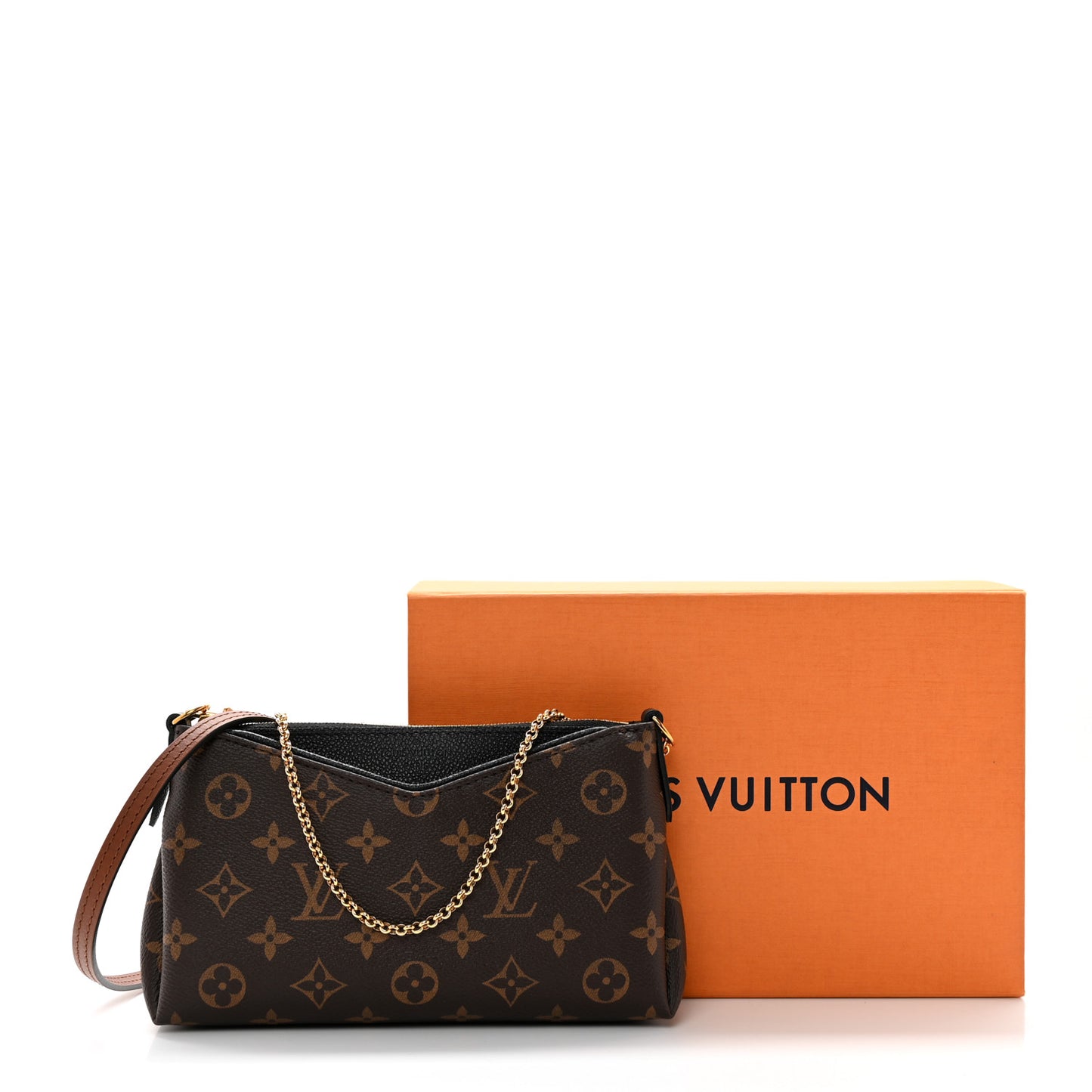 Monogram Pallas Clutch Black