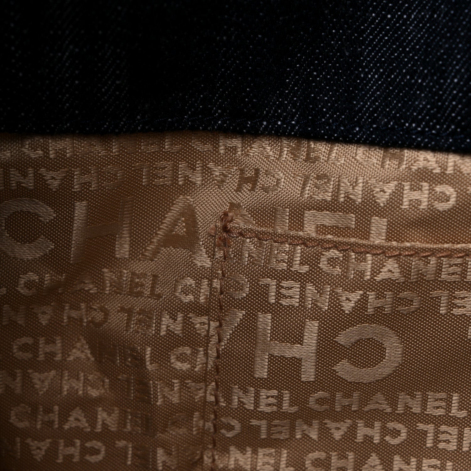Chanel Denim XL Coco Cabas Tote Dark Blue 11 of 11