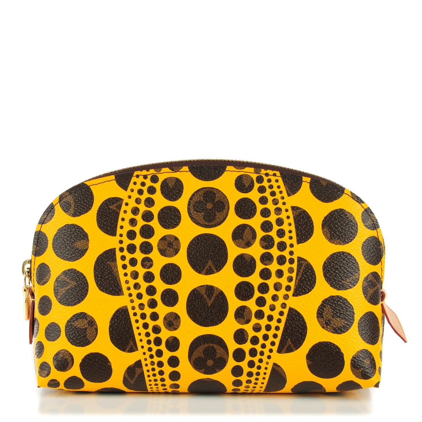 Monogram Kusama Pumpkin Dots Cosmetic Pouch Yellow