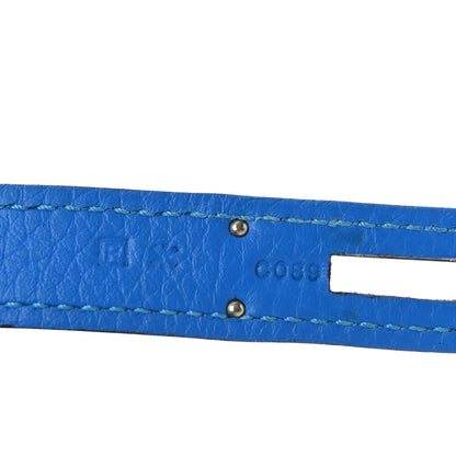 Hermes Taurillon Clemence Kelly Retourne 35 Bleu Hydra 7 of 13