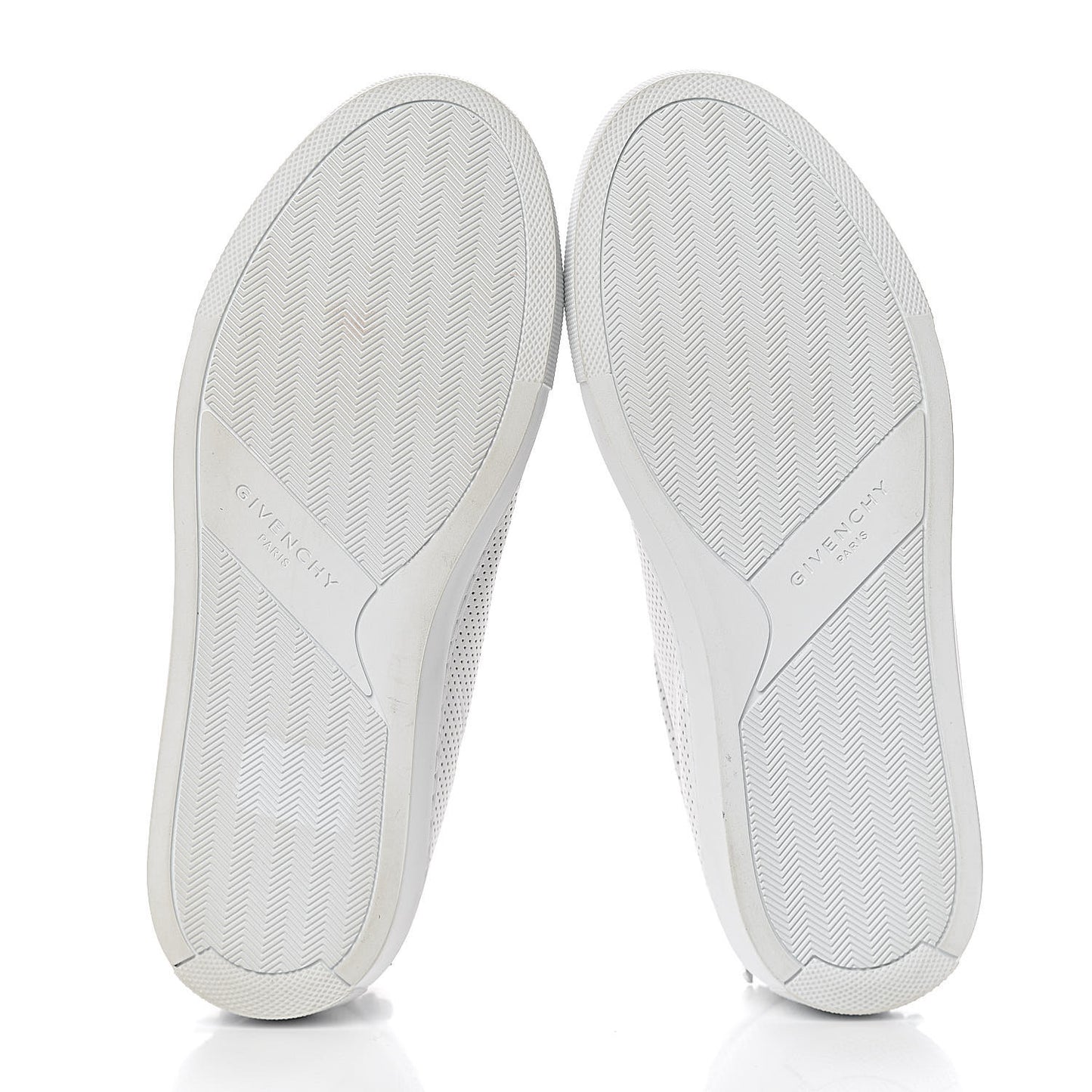 Calfskin Perforated Womens Urban Street Sneakers 37.5 White