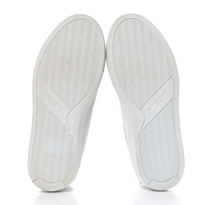 Givenchy Calfskin Perforated Womens Urban Street Sneakers 37.5 White 5 of 17