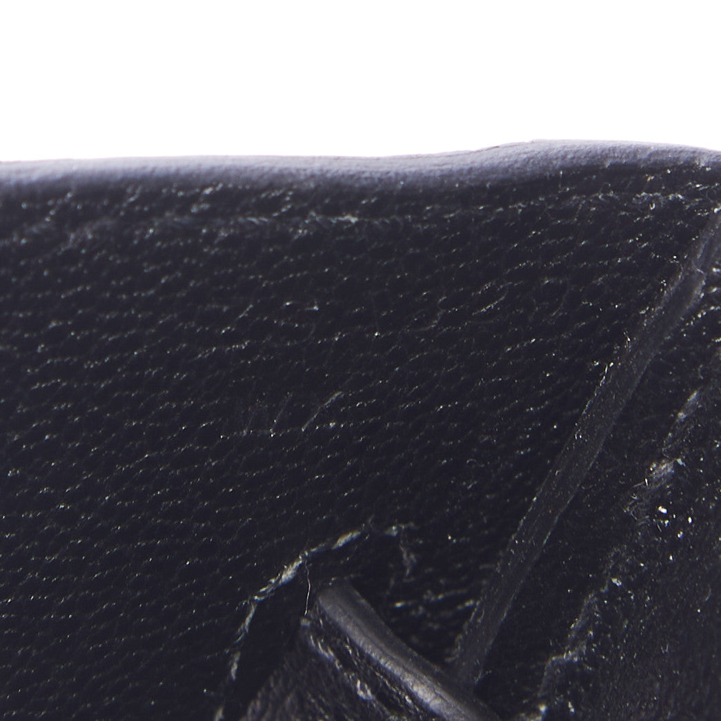 Hermes Ostrich Birkin 30 Black 21 of 33