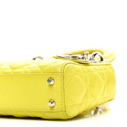 Christian Dior Lambskin Cannage Nano Lady Dior Acid 9 of 9