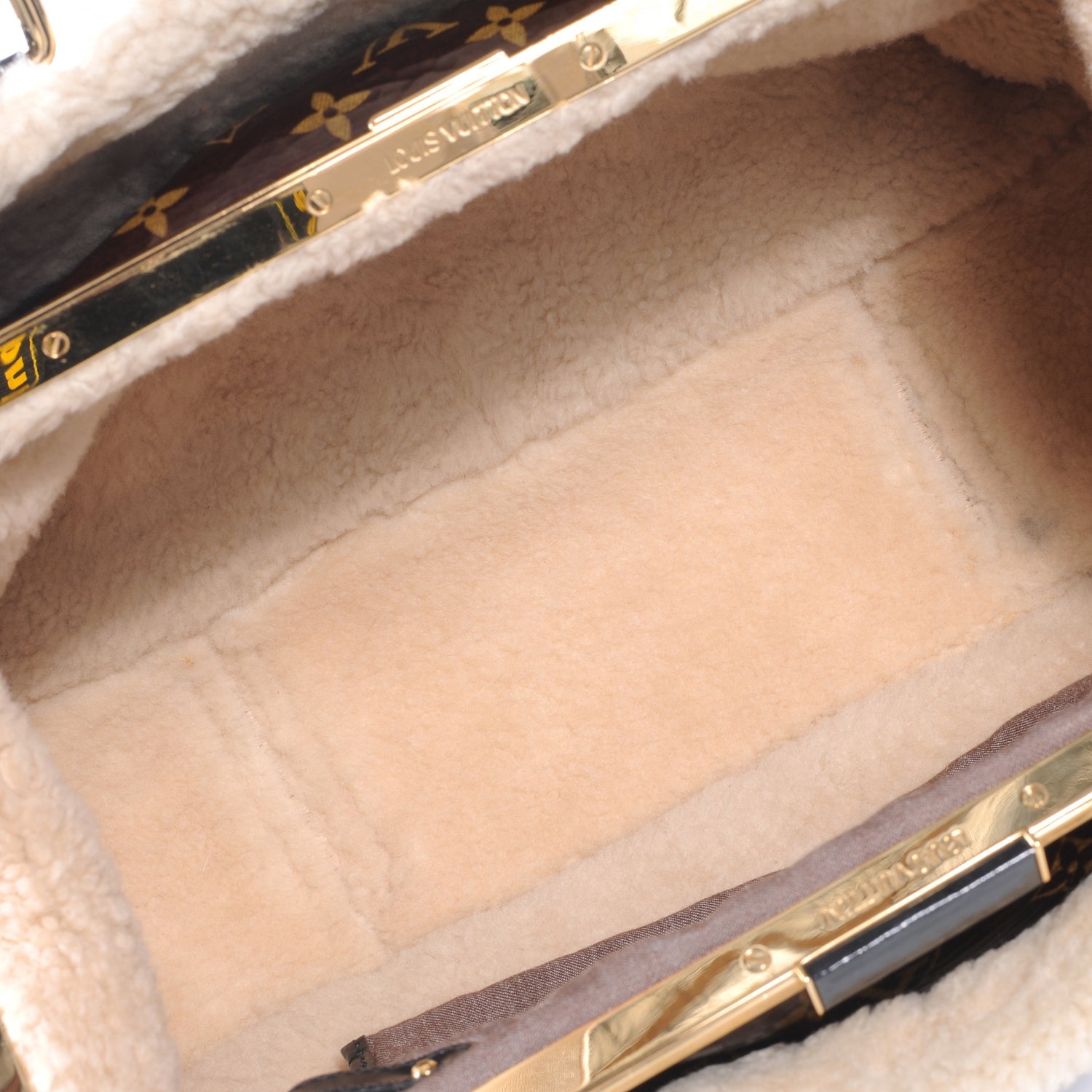 Louis Vuitton Monogram Shearling Storm Bag 7 of 8