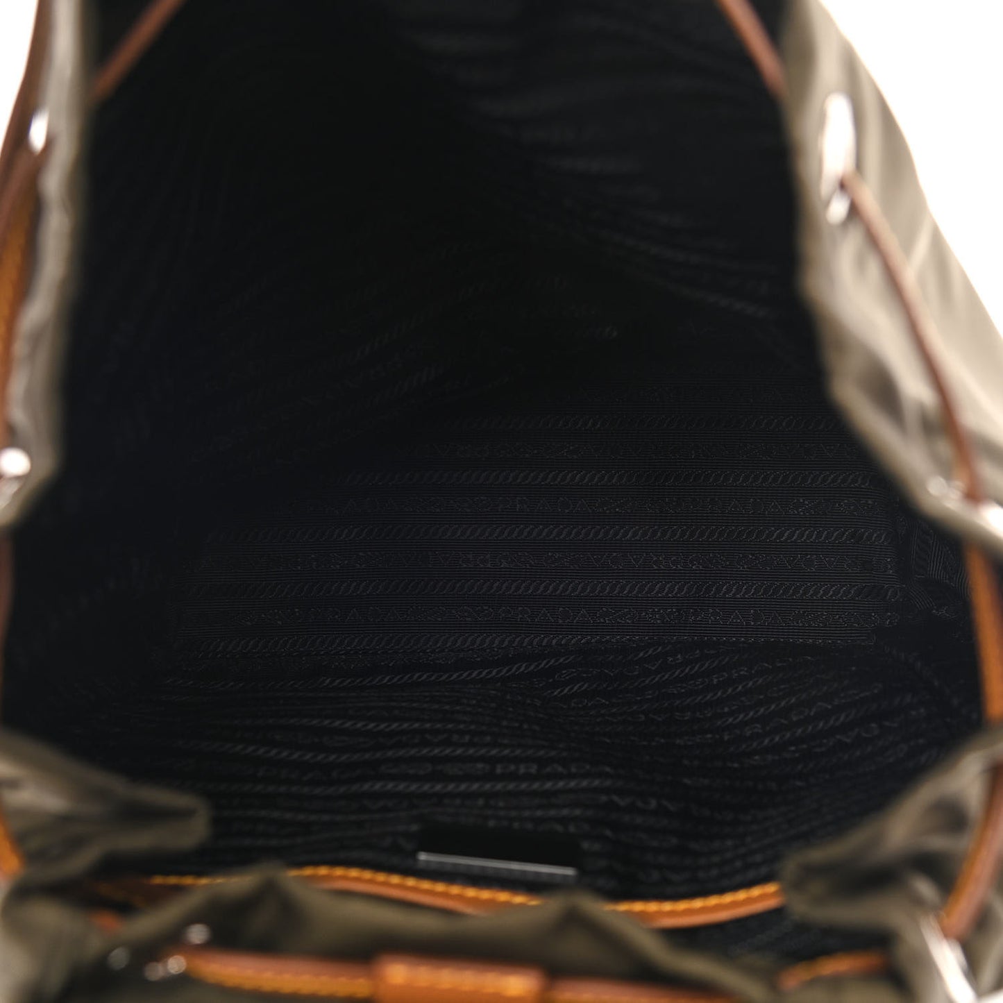 Nylon Vela Saffiano Backpack Mimetico Caramel