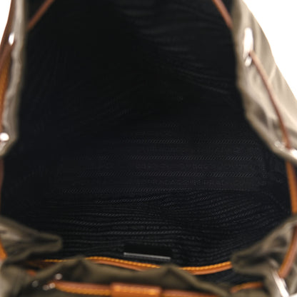 Prada Nylon Vela Saffiano Backpack Mimetico Caramel 5 of 9