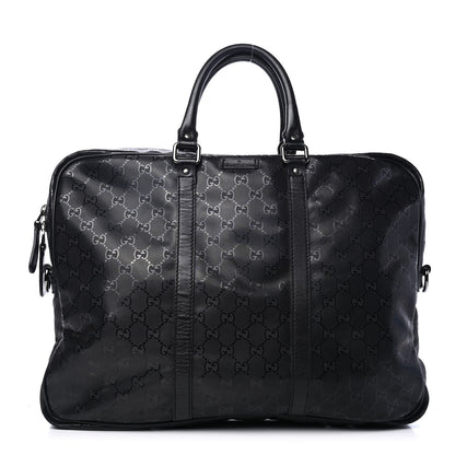Gucci Imprime Monogram Medium Briefcase Black 1 of 5