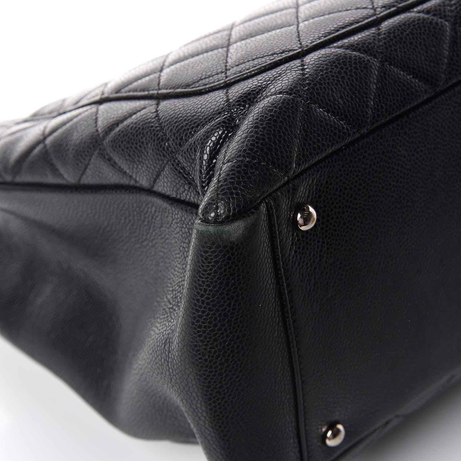 Chanel Caviar Quilted XL Grand Shopping Tote GST Black 13 of 17