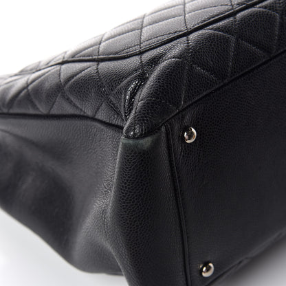 Chanel Caviar Quilted XL Grand Shopping Tote GST Black 13 of 17