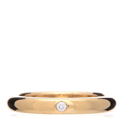 Tiffany 18K Yellow Gold Diamond Elsa Peretti Band Ring 49 5 1 of 5