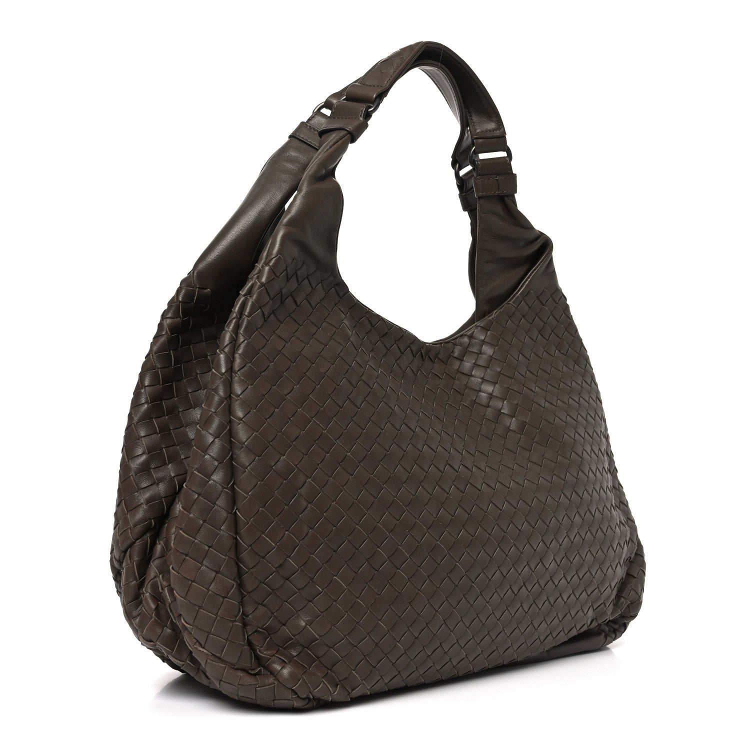 Bottega Veneta Nappa Intrecciato Large Campana Ash Scuro 3 of 11